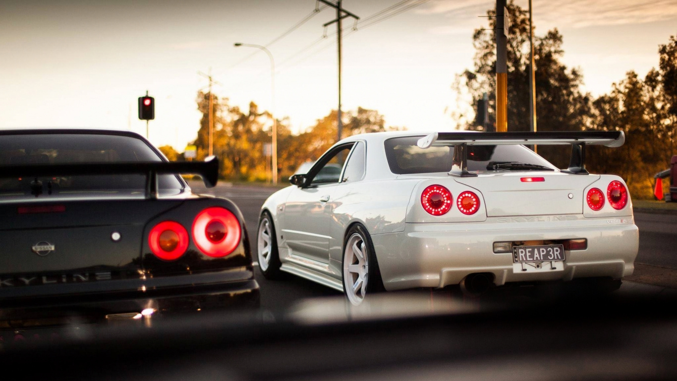 Porsche 911 Blanche Sur Route Pendant la Journée. Wallpaper in 1366x768 Resolution