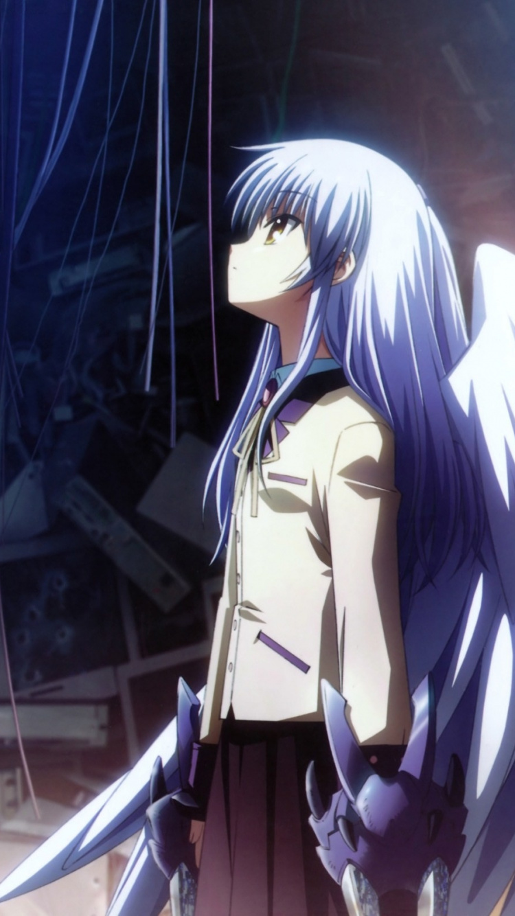 2 Mujer en Personaje de Anime Uniforme Blanco y Negro. Wallpaper in 750x1334 Resolution