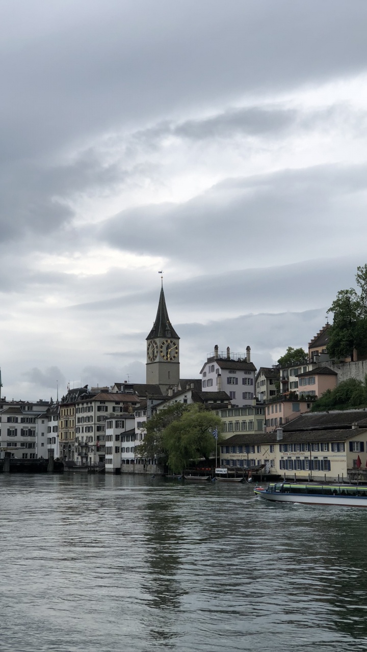 Limmat, Eau, Szczecin, Voie Navigable, Spire. Wallpaper in 720x1280 Resolution