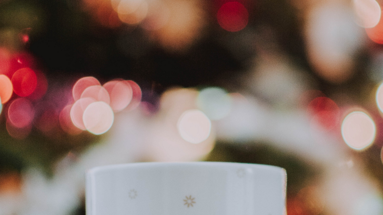 圣诞节, 智能手机, 英语, 光, 饮具 壁纸 1280x720 允许
