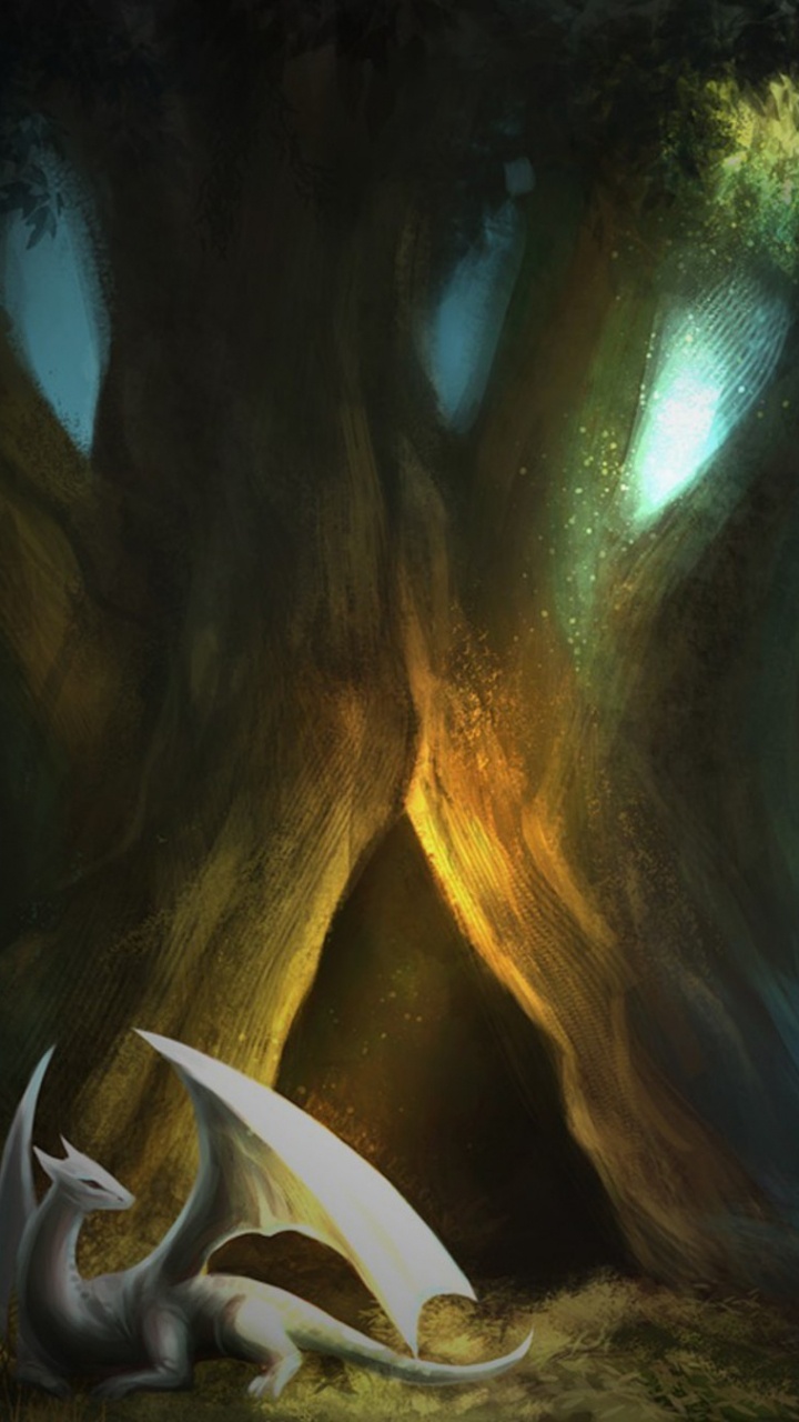 Cerf Blanc Sur Roche Brune. Wallpaper in 720x1280 Resolution