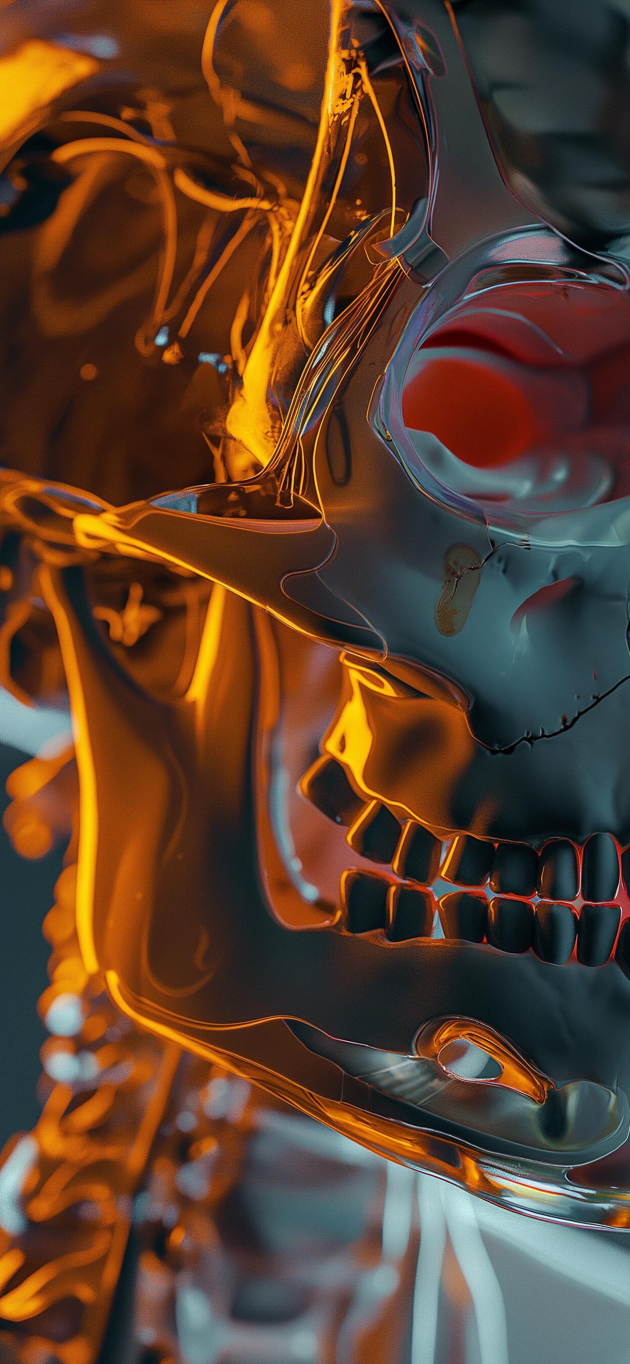 Visual Arts, Art, Graphic Design, Fiction, Jaw. Wallpaper in 1242x2688 Resolution