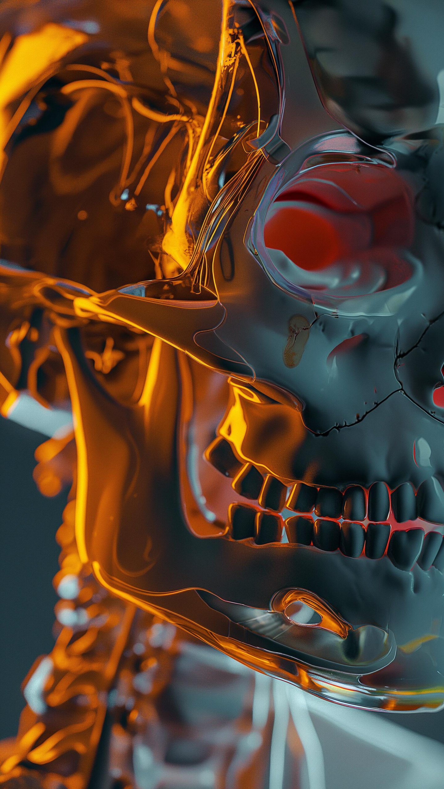 Visual Arts, Art, Graphic Design, Fiction, Jaw. Wallpaper in 1440x2560 Resolution