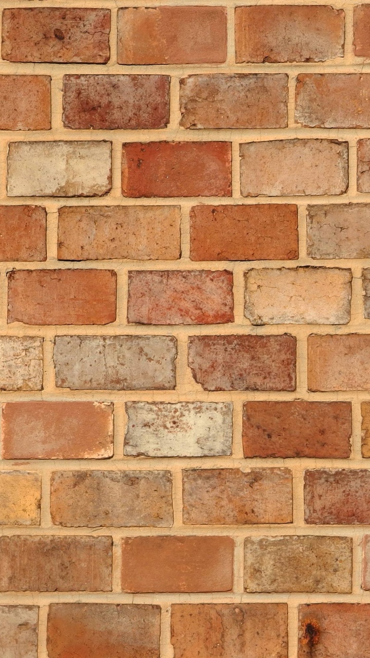 Pared de Ladrillo Marrón y Negro. Wallpaper in 720x1280 Resolution