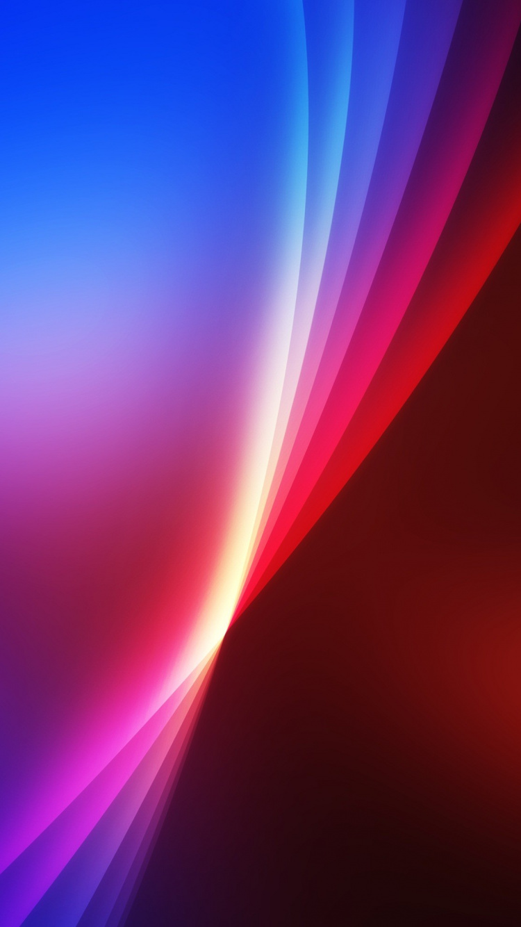 Ilustración de Luz Roja y Azul. Wallpaper in 750x1334 Resolution