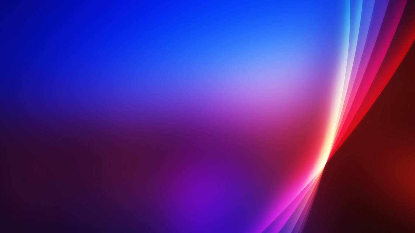 Illustration de la Lumière Rouge et Bleue. Wallpaper in 1366x768 Resolution