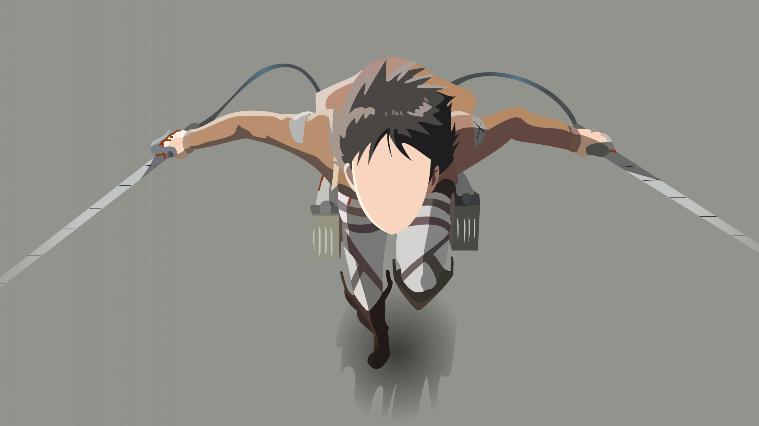 Woman in Black and White Dress Anime Character. Wallpaper in 2560x1440 Resolution