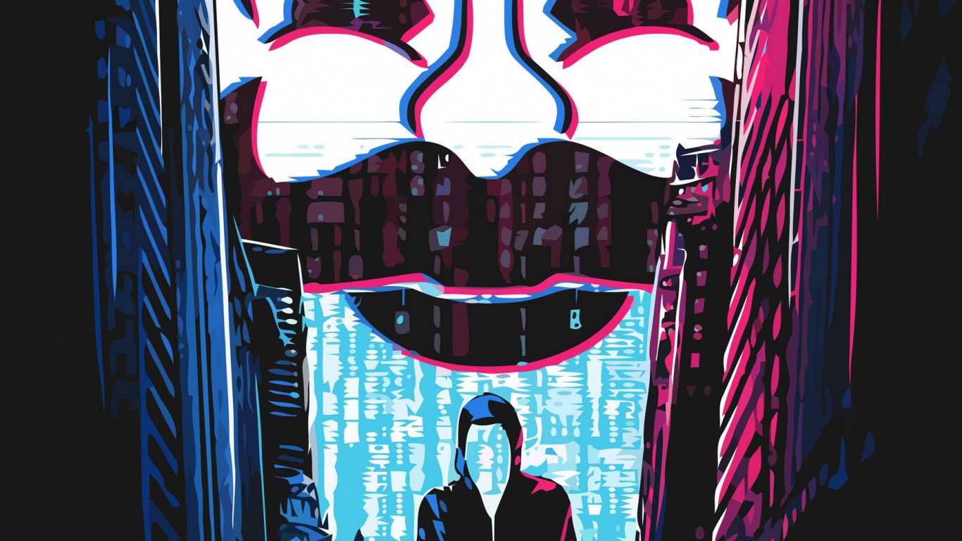 Diseño Gráfico, Arte, Manga, Magenta, Gráficos. Wallpaper in 1366x768 Resolution