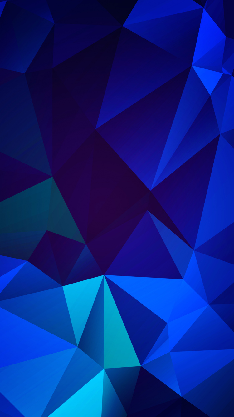 Polygon, Blau, Farbigkeit, Muster, Electric Blue. Wallpaper in 750x1334 Resolution