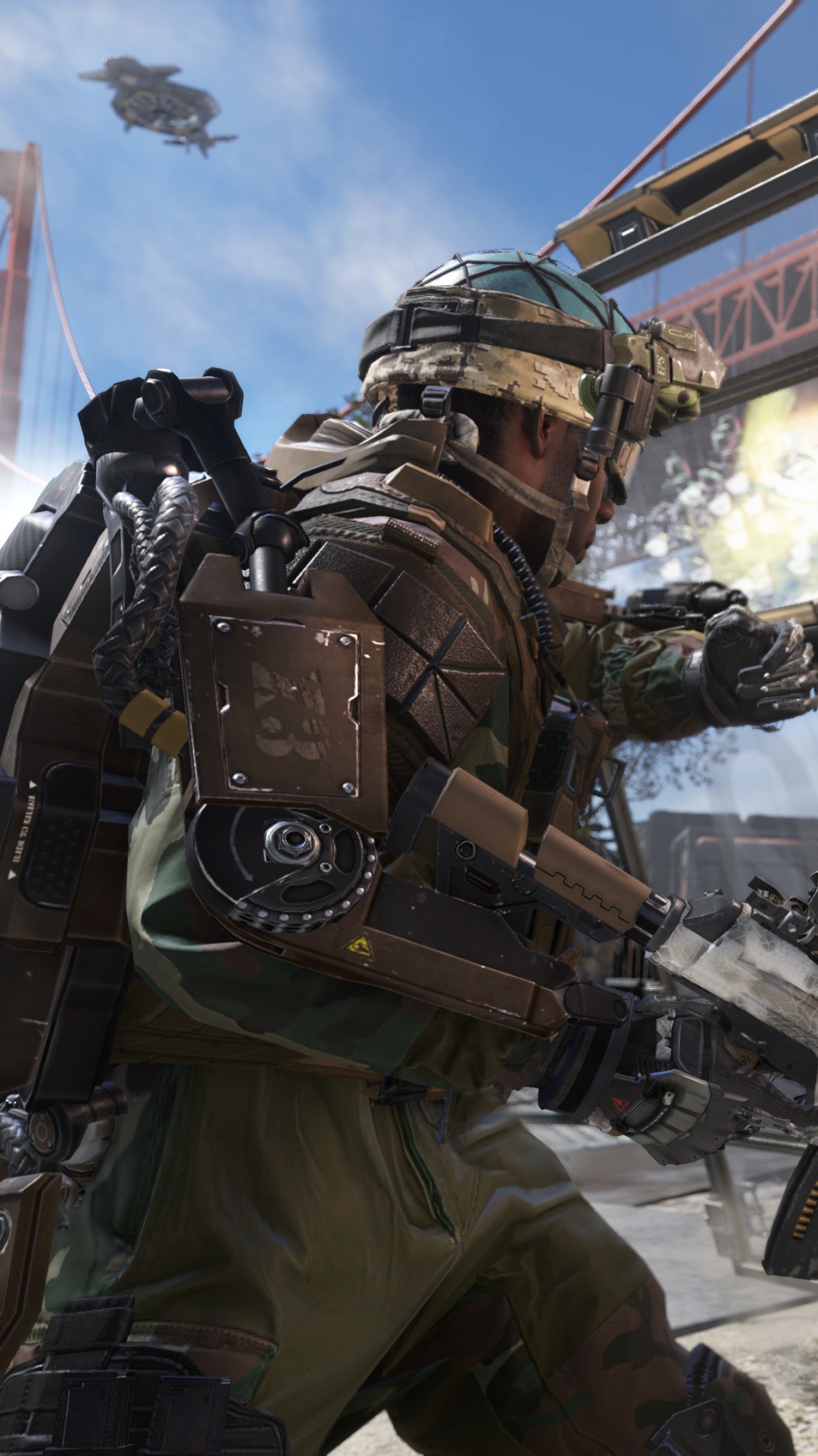 Call of Duty Advanced Warfare, Multijugador Juego de Video, Juego de Pc, Soldado, Militar. Wallpaper in 1080x1920 Resolution