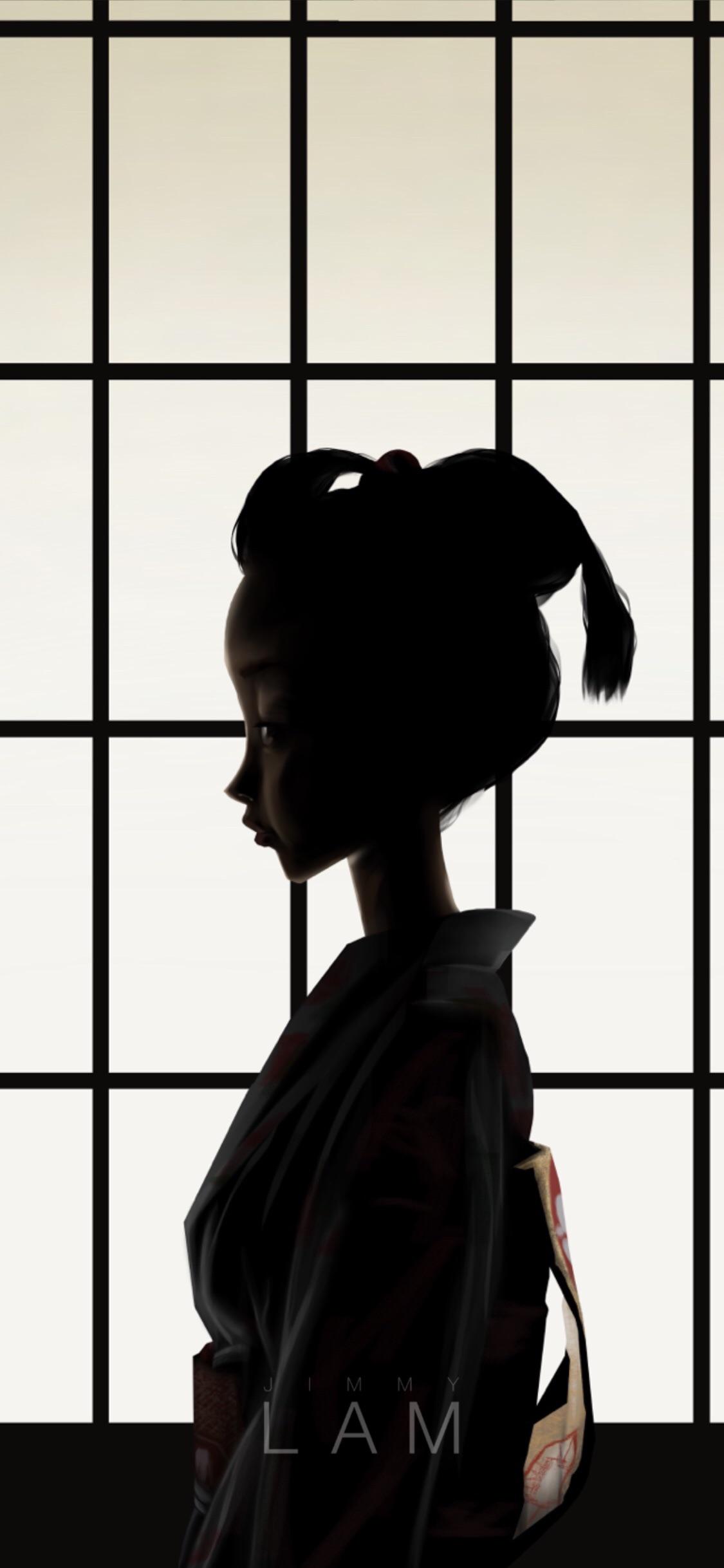 Woman, Black, Tints and Shades, Monochrome, Art. Wallpaper in 1125x2436 Resolution