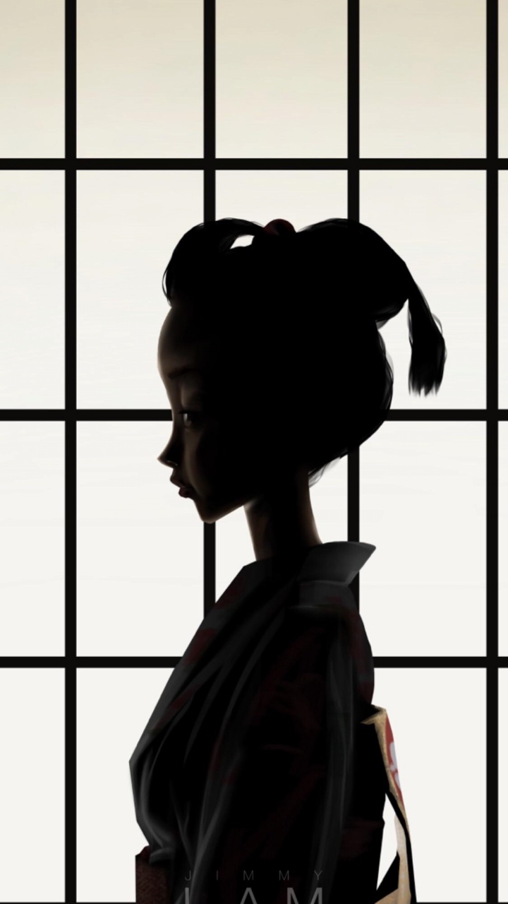 Woman, Black, Tints and Shades, Monochrome, Art. Wallpaper in 720x1280 Resolution