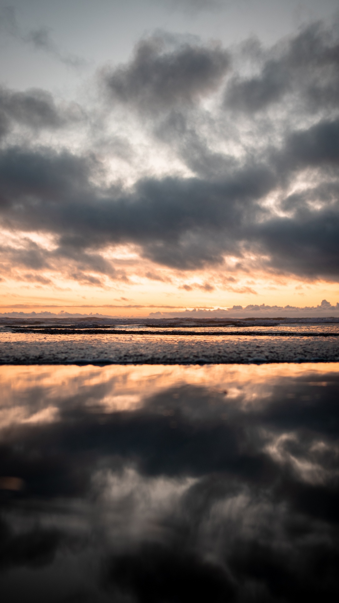 Meer, Horizont, Cloud, Wasser, Sonnenuntergang. Wallpaper in 1080x1920 Resolution