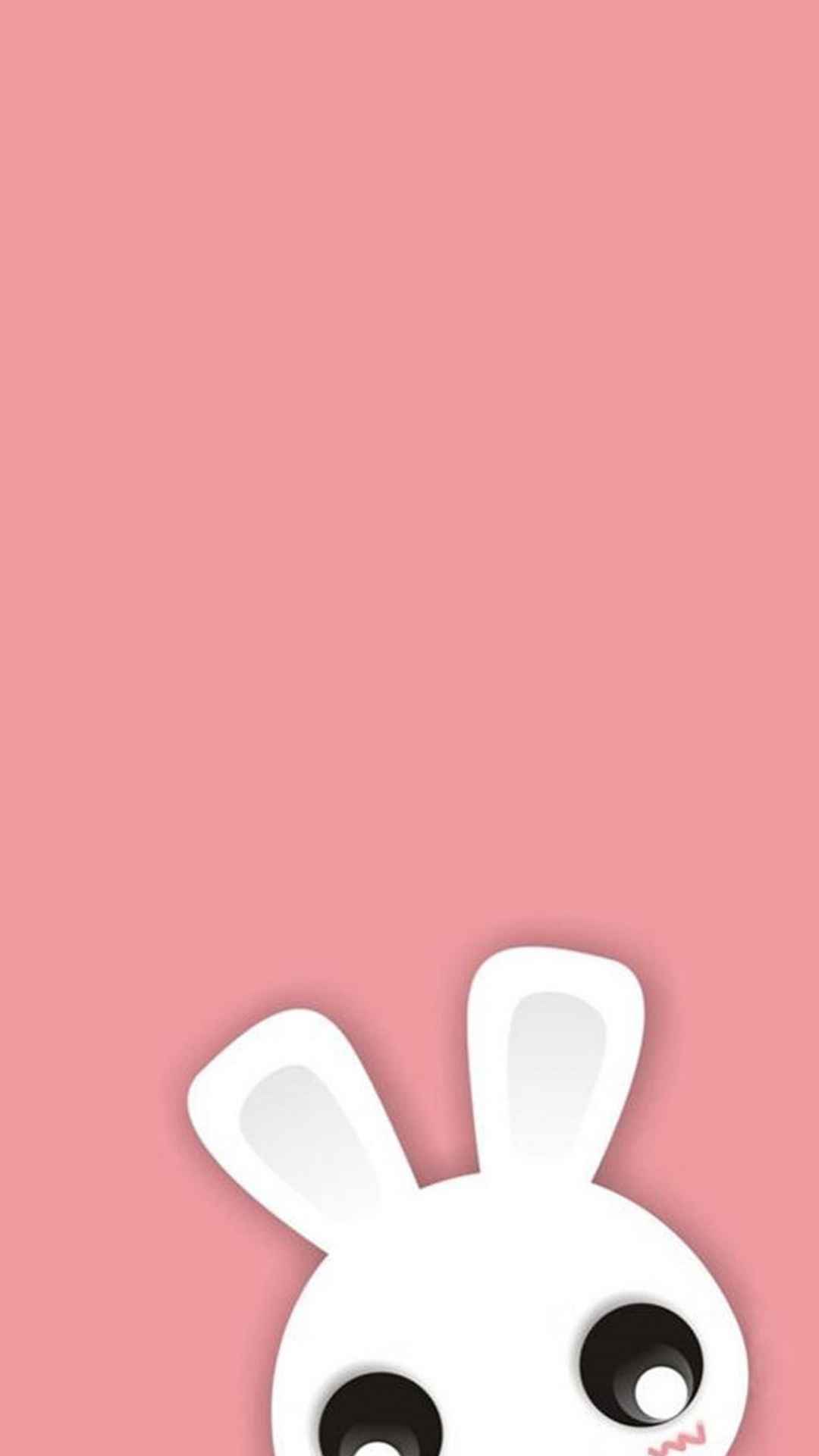 Illustration de Coeur Rose et Blanc. Wallpaper in 1080x1920 Resolution