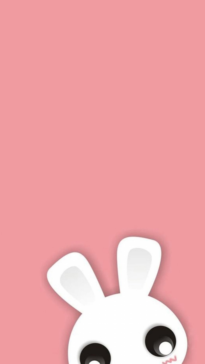 Ilustración de Corazón Rosa y Blanco. Wallpaper in 720x1280 Resolution