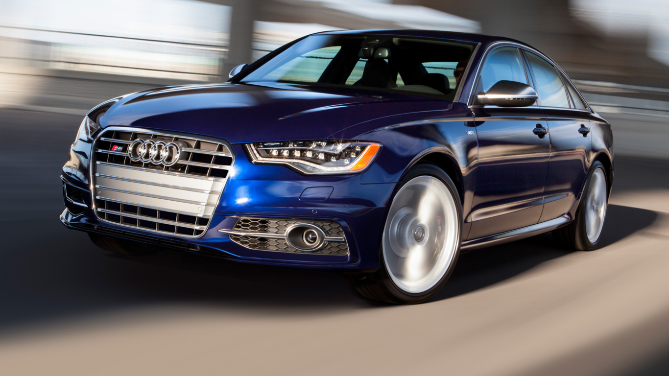 Silber Audi a 4 Coupé. Wallpaper in 1366x768 Resolution