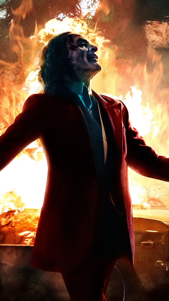 Joker, dc Comics, Animation, Classic Car, Heat. Wallpaper in 720x1280 Resolution