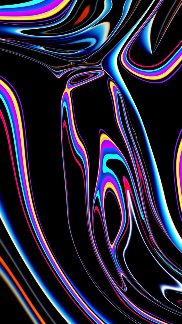 Apple MacBook Pro, Manzana, Luz, Morado, Arte. Wallpaper in 750x1334 Resolution