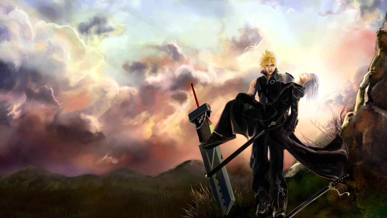 Mann Und Frau Küssen Sich Tagsüber Auf Dem Berg. Wallpaper in 1280x720 Resolution