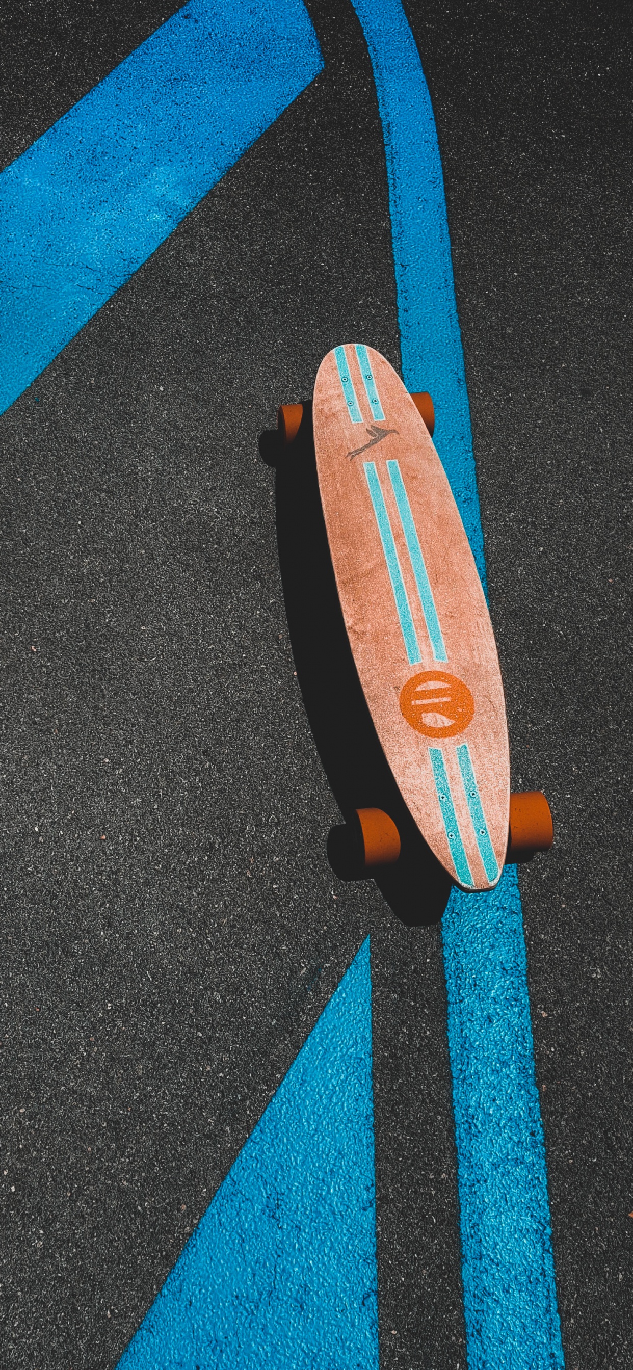 Orange, Sport, Surfbrett, Kapuze, Blau. Wallpaper in 1242x2688 Resolution