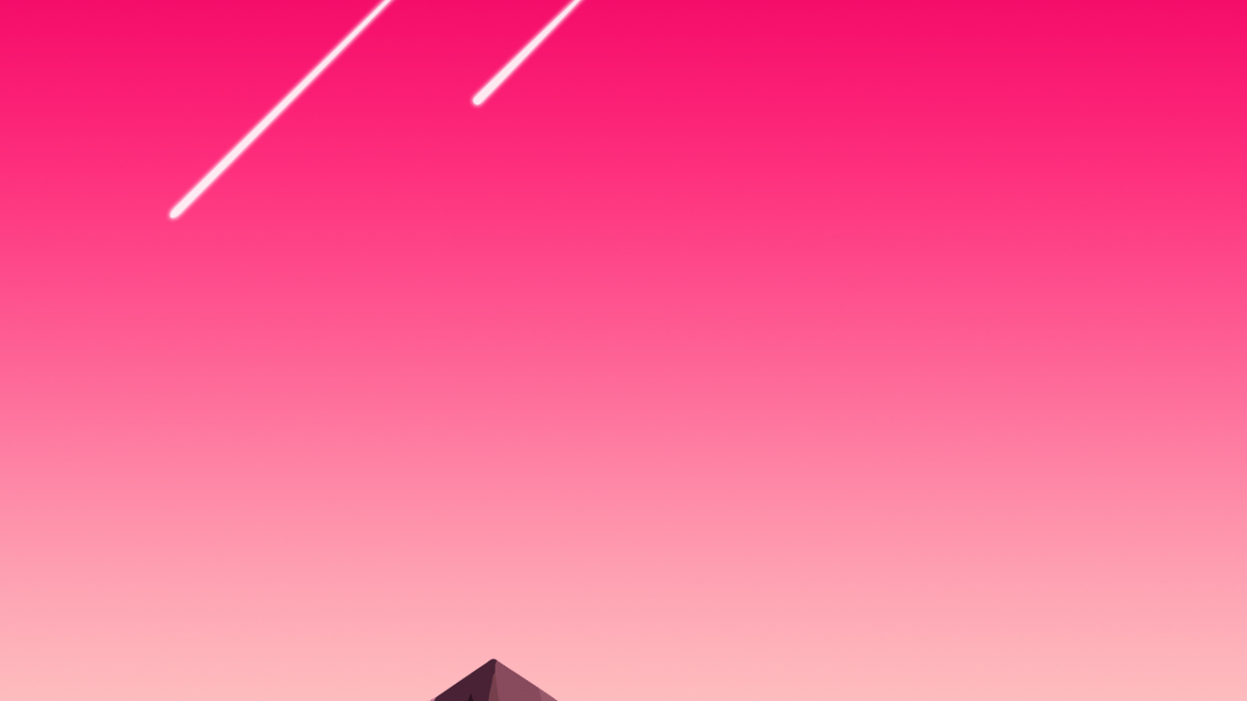 Dessin, Conception, Atmosphère, Pente, Pink. Wallpaper in 1366x768 Resolution