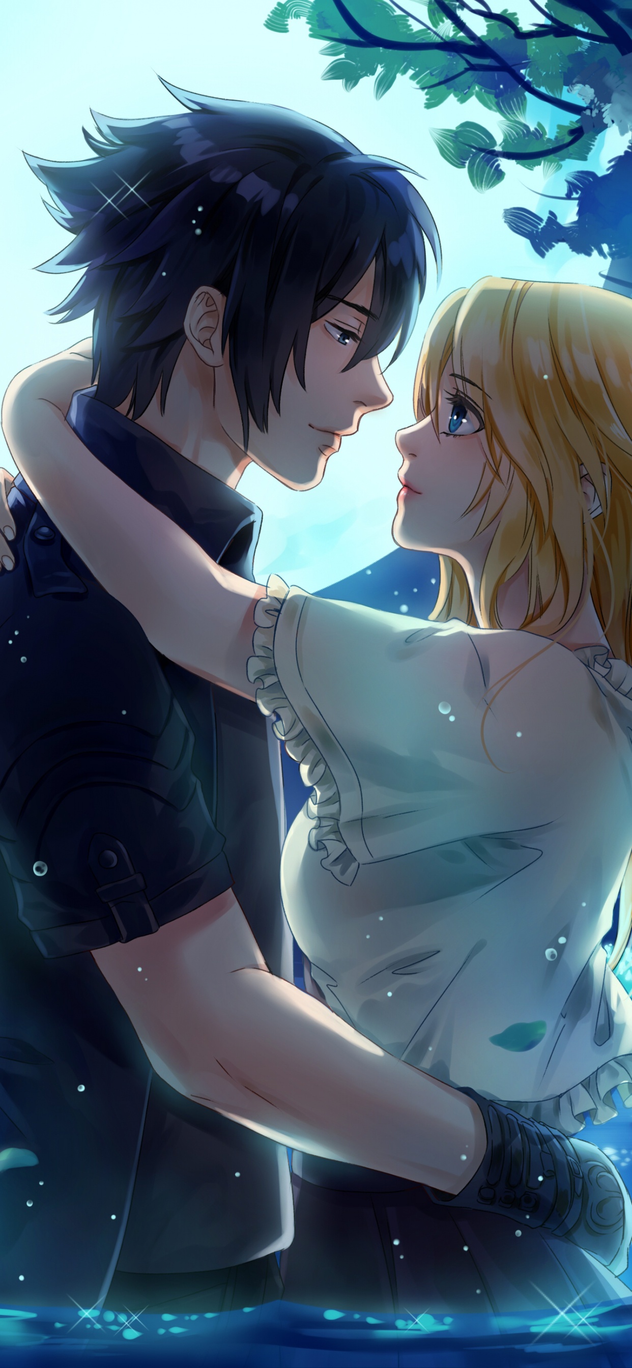 Eau, Final Fantasy Xiii, Final Fantasy, Les Jeux Vidéo, Interaction. Wallpaper in 1242x2688 Resolution