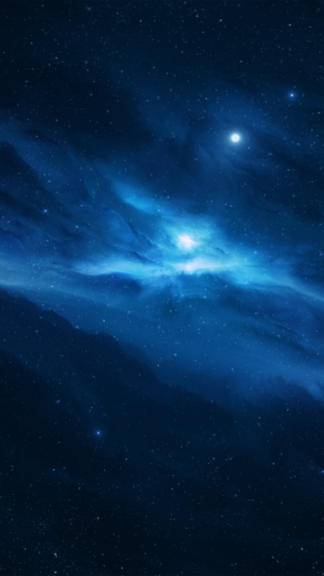 Nuages Blancs et Ciel Bleu. Wallpaper in 1080x1920 Resolution