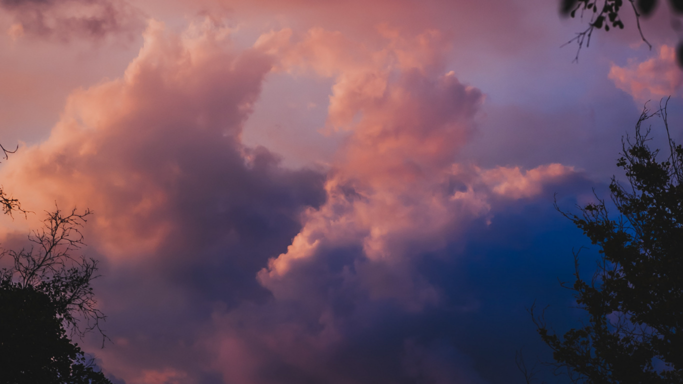 Cloud, Blau, Tageszeit, Natur, Cumulus. Wallpaper in 1366x768 Resolution