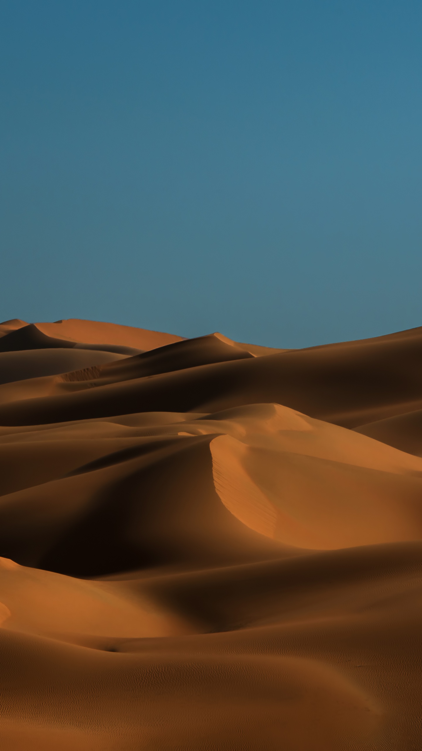 沙, Erg, 风积地貌, 撒哈拉, 天空 壁纸 1440x2560 允许