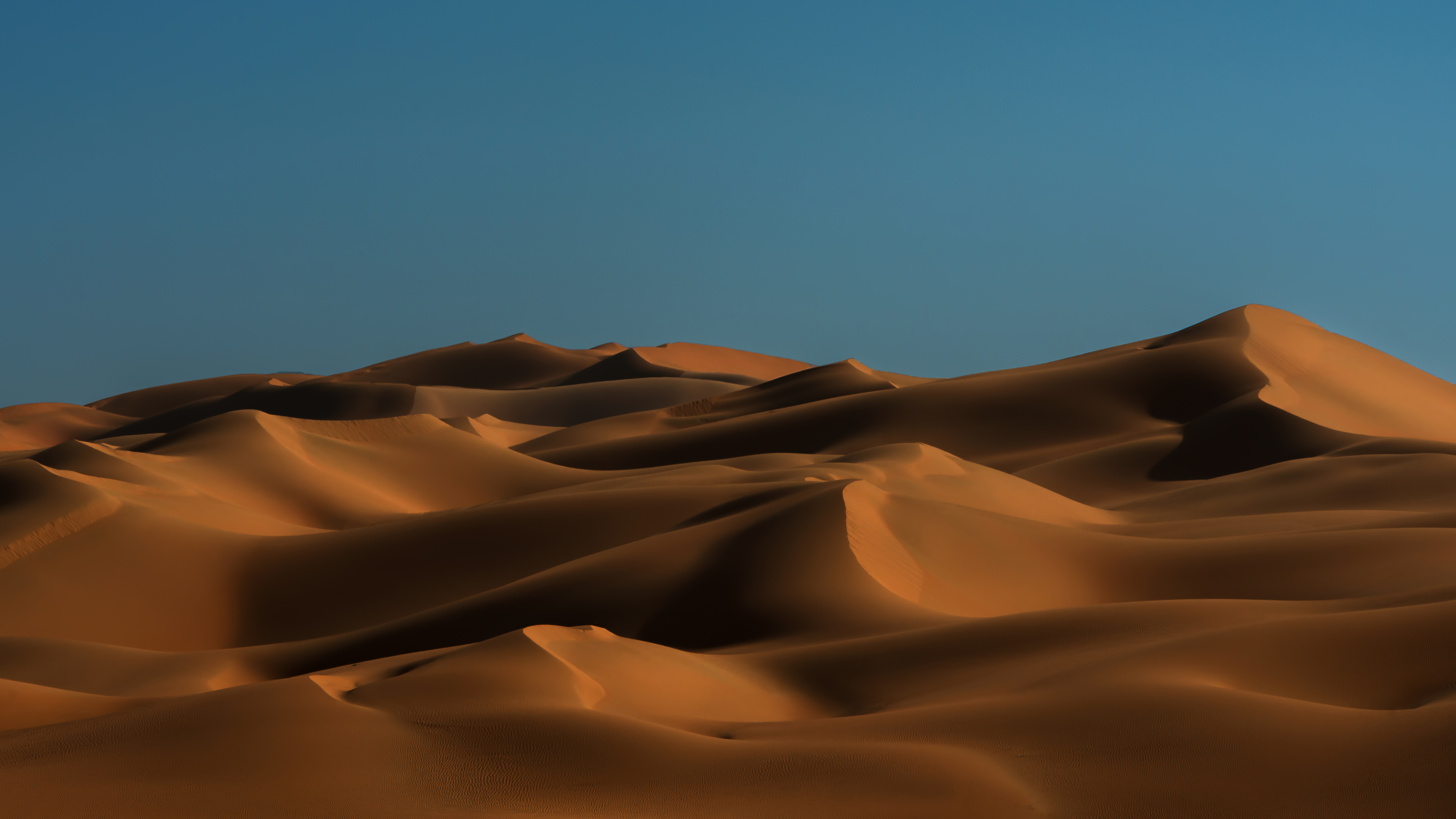 沙, Erg, 风积地貌, 撒哈拉, 天空 壁纸 3840x2160 允许