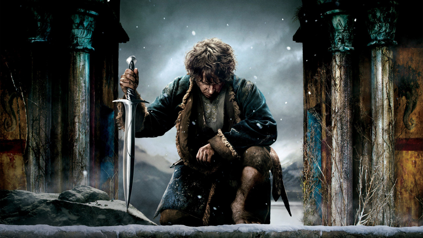 Hombre Con Chaqueta de Cuero Negro y Pantalón Negro Sentado Sobre Una Roca. Wallpaper in 1366x768 Resolution