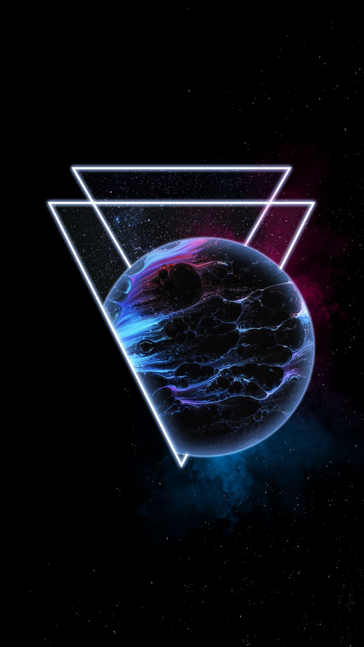 Atmosphere, Purple, Astronomical Object, Science, Electric Blue. Wallpaper in 750x1334 Resolution