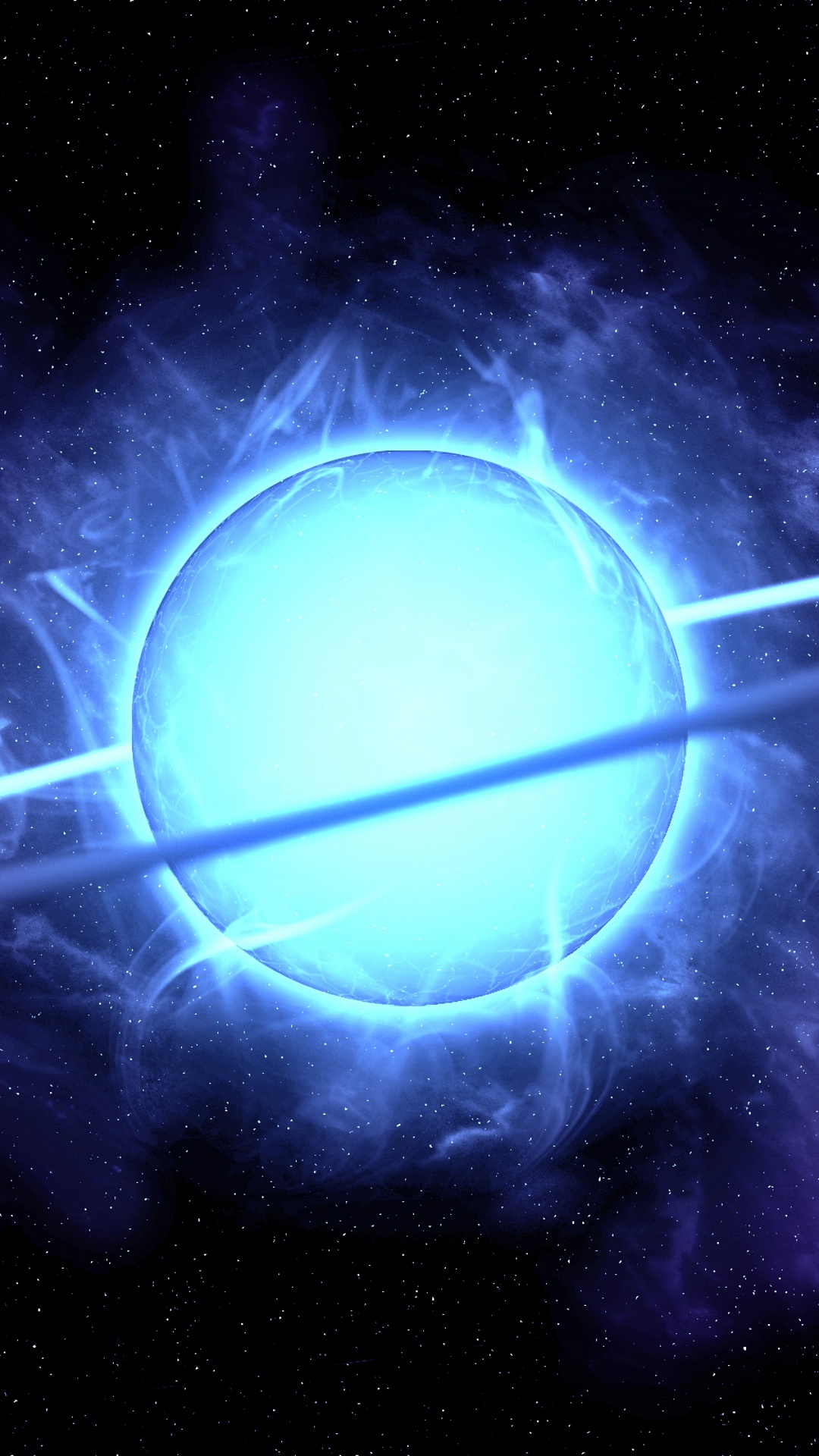 Blue and White Light Illustration. Wallpaper in 1080x1920 Resolution