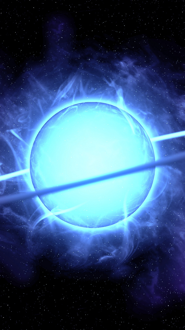 Blue and White Light Illustration. Wallpaper in 750x1334 Resolution