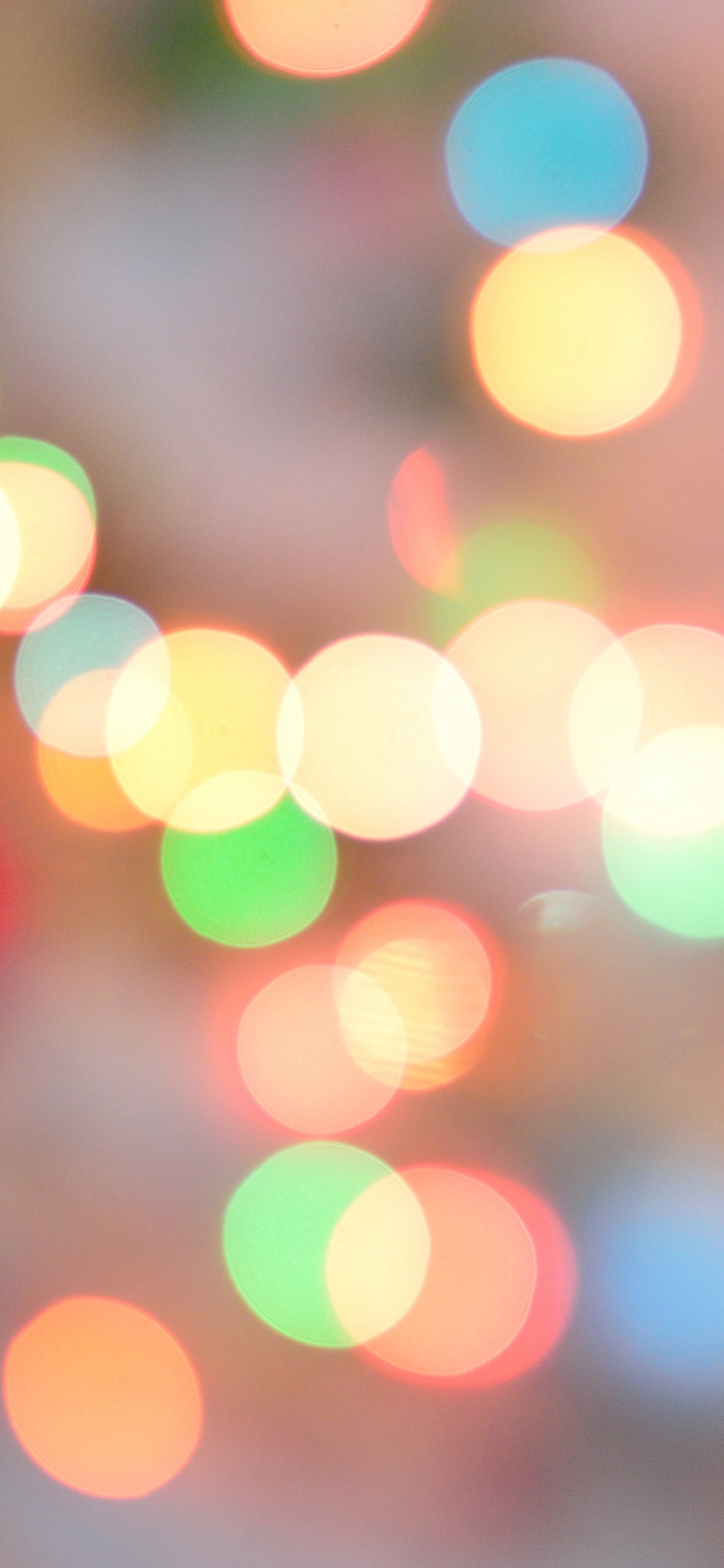 Blue Red and Yellow Lights. Wallpaper in 1242x2688 Resolution