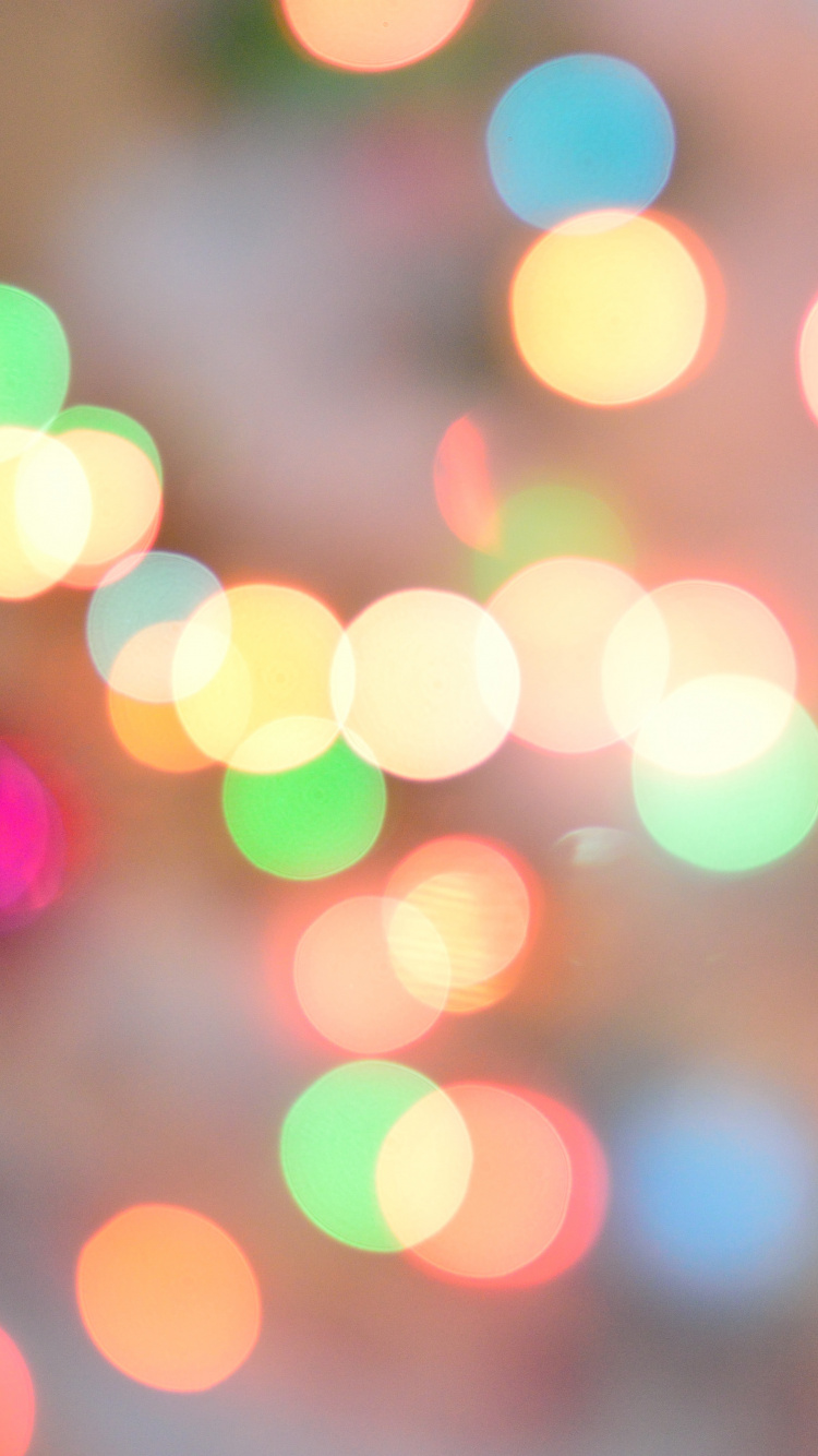 Blue Red and Yellow Lights. Wallpaper in 750x1334 Resolution