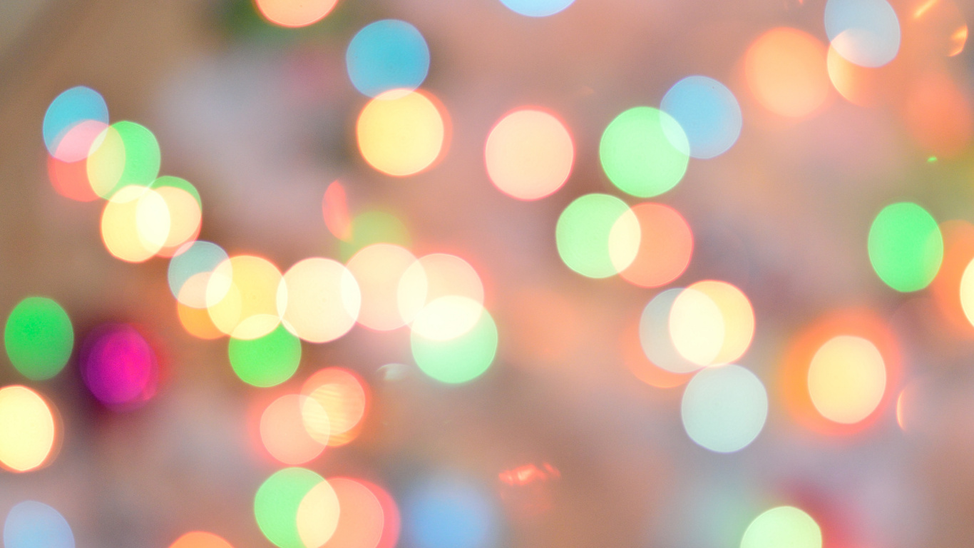 Blaue Rote Und Gelbe Lichter. Wallpaper in 1366x768 Resolution