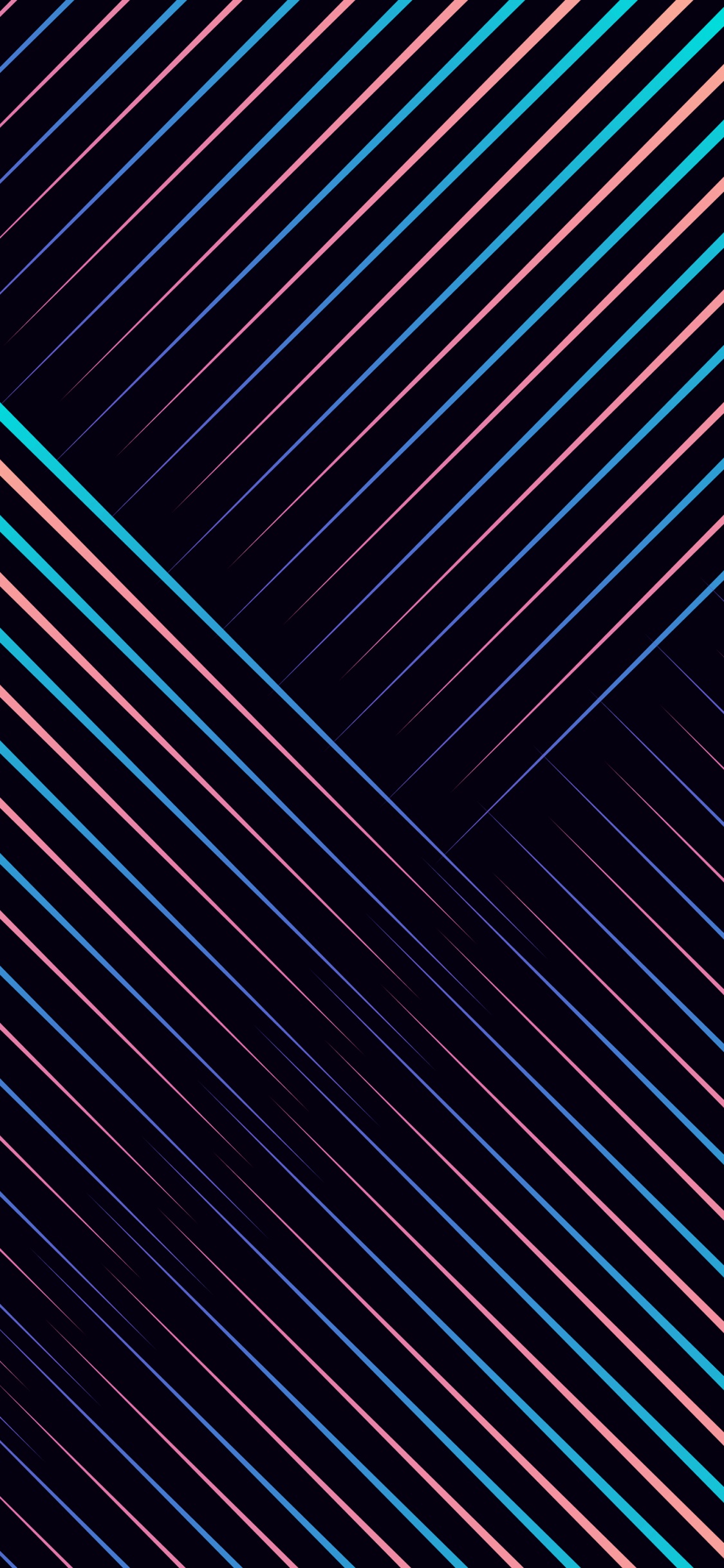 Symmetrie, Purpur, Veilchen, Magenta, Electric Blue. Wallpaper in 1125x2436 Resolution