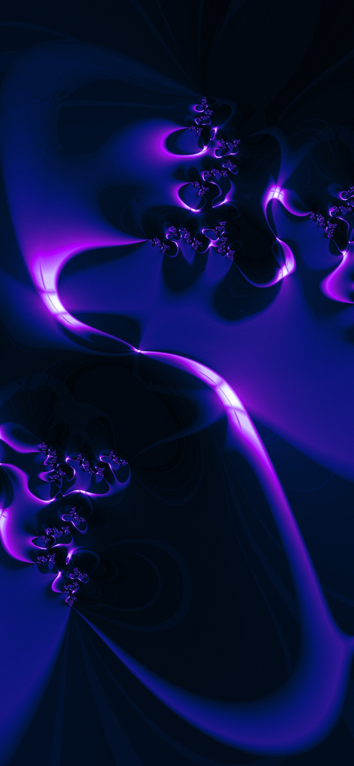 Light, Purple, Blue, Black, Liquid. Wallpaper in 1242x2688 Resolution