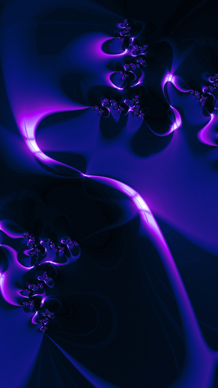 Light, Purple, Blue, Black, Liquid. Wallpaper in 750x1334 Resolution