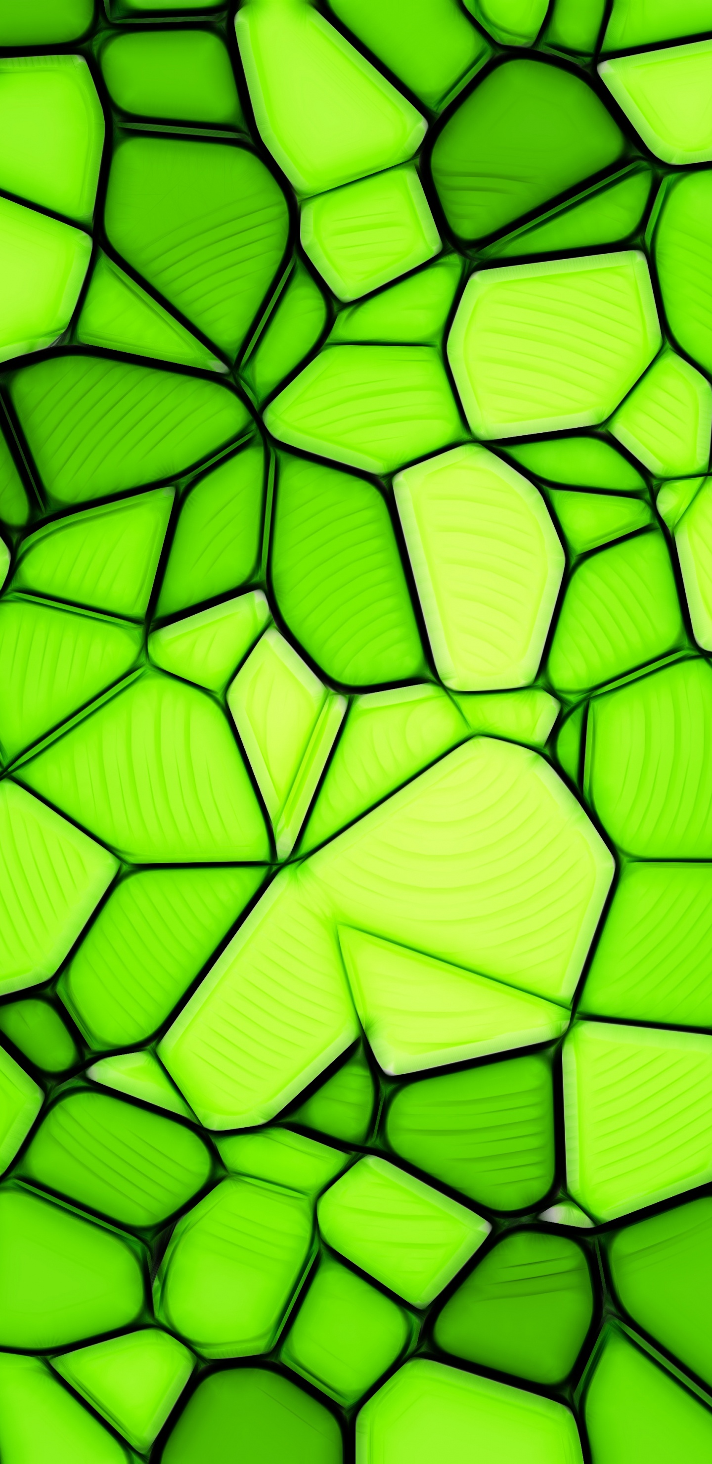 Patrón Cuadrado Verde y Negro. Wallpaper in 1440x2960 Resolution