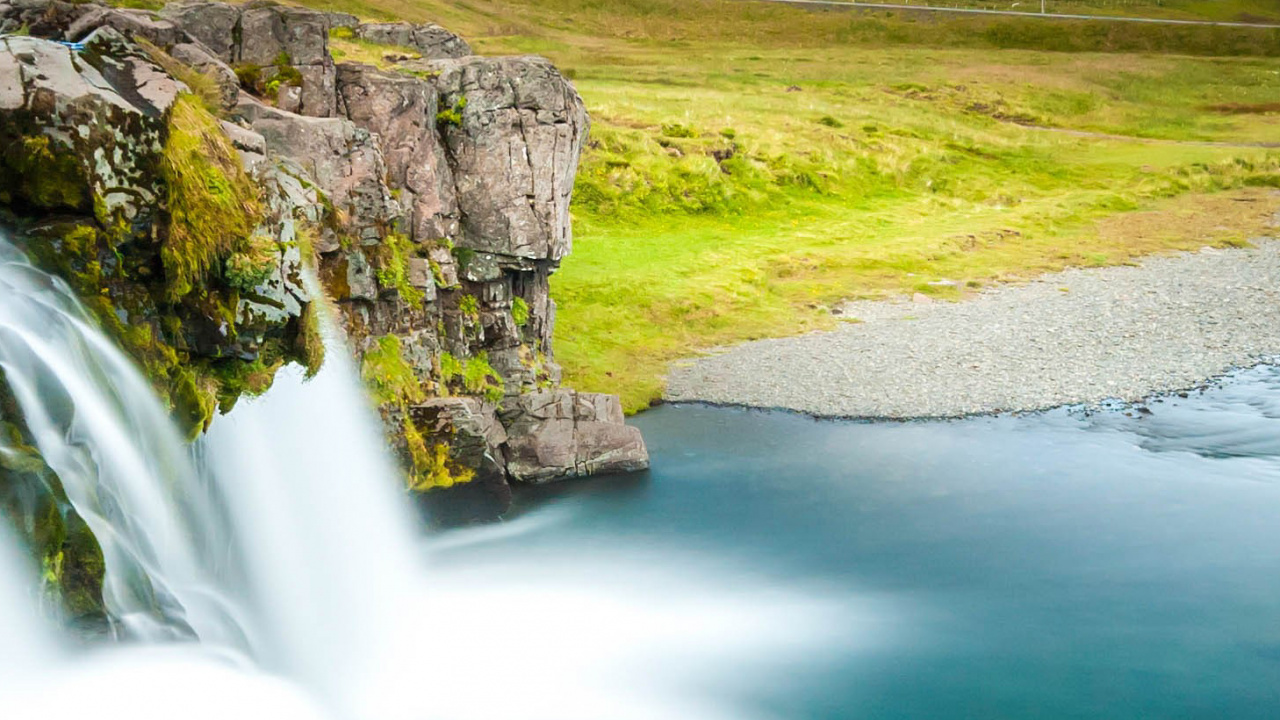 Reykjavk, Kirkjufell, Pixel Unbegrenzt, Cloud, Wasser. Wallpaper in 1280x720 Resolution