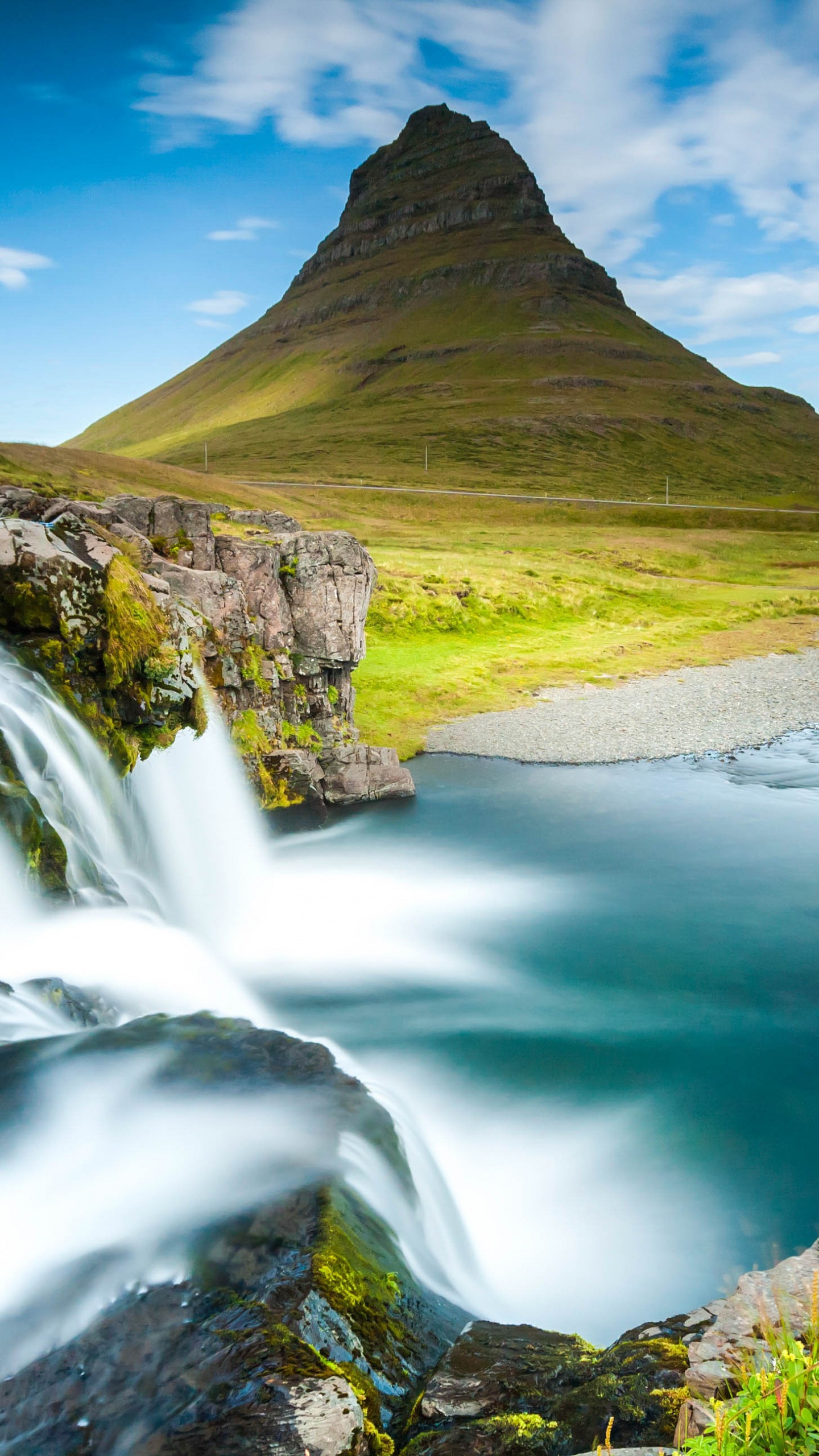 Reykjavk, Kirkjufell, Pixel Unlimited, Cloud, Water. Wallpaper in 1440x2560 Resolution
