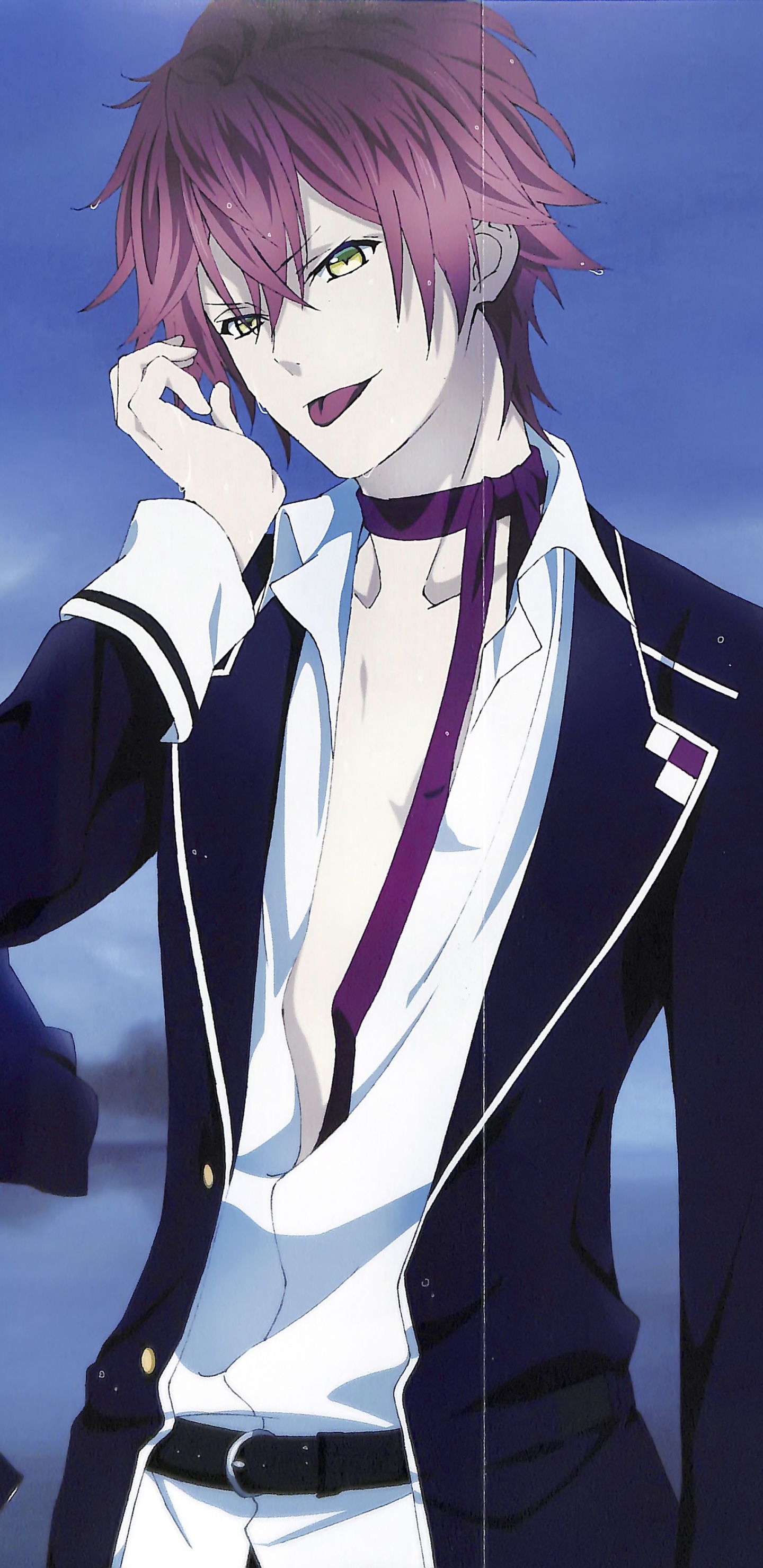 Male and Female Anime Characters. Wallpaper in 1440x2960 Resolution