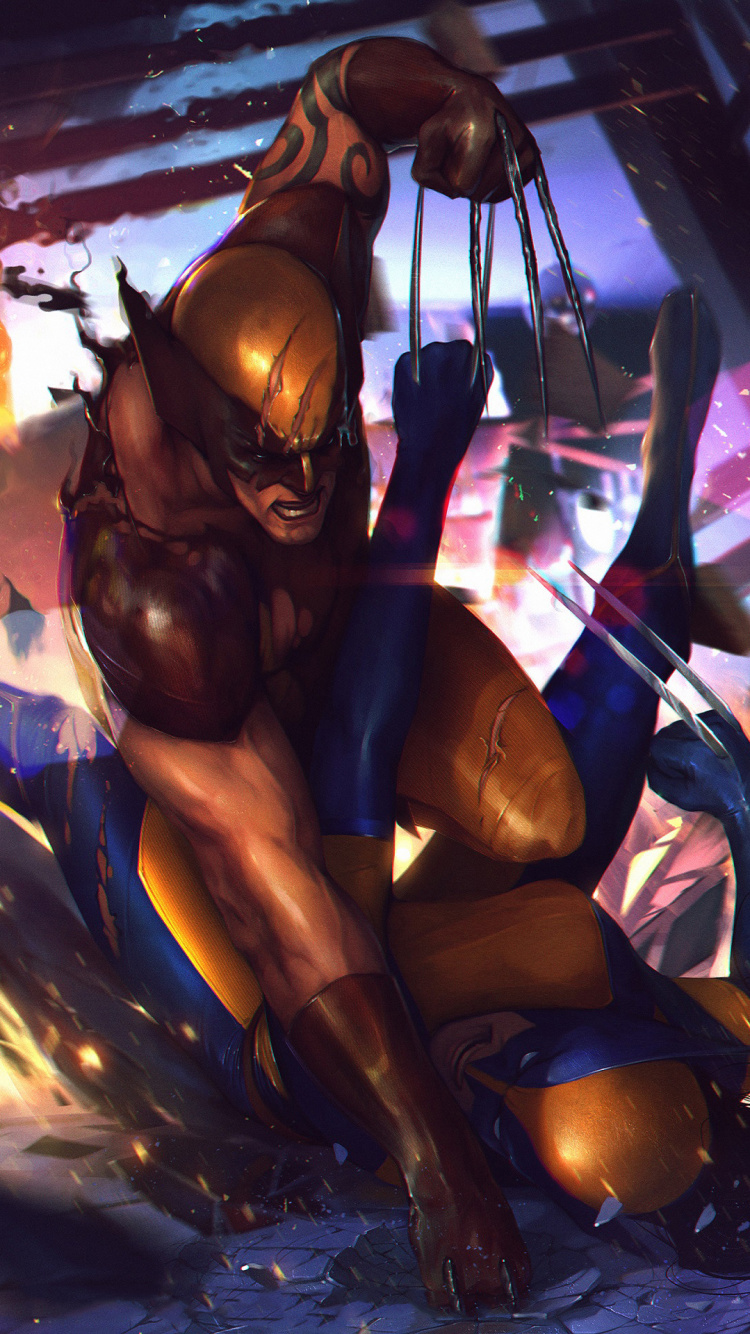 Toits x 23, X-23, Hulk, Toits, Marvel Comics. Wallpaper in 750x1334 Resolution