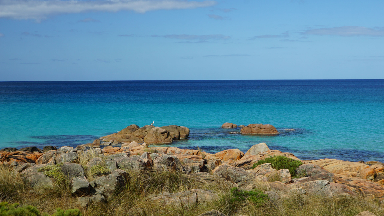 Tulum-Nationalpark, Küste, Wasser, Meer, Natur. Wallpaper in 1280x720 Resolution