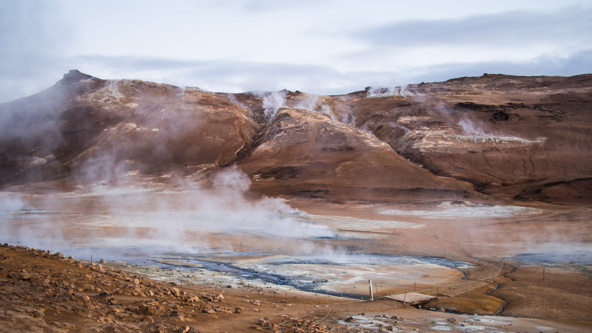 荒野, 地质学, 形成, 高原, 冰岛 壁纸 1920x1080 允许