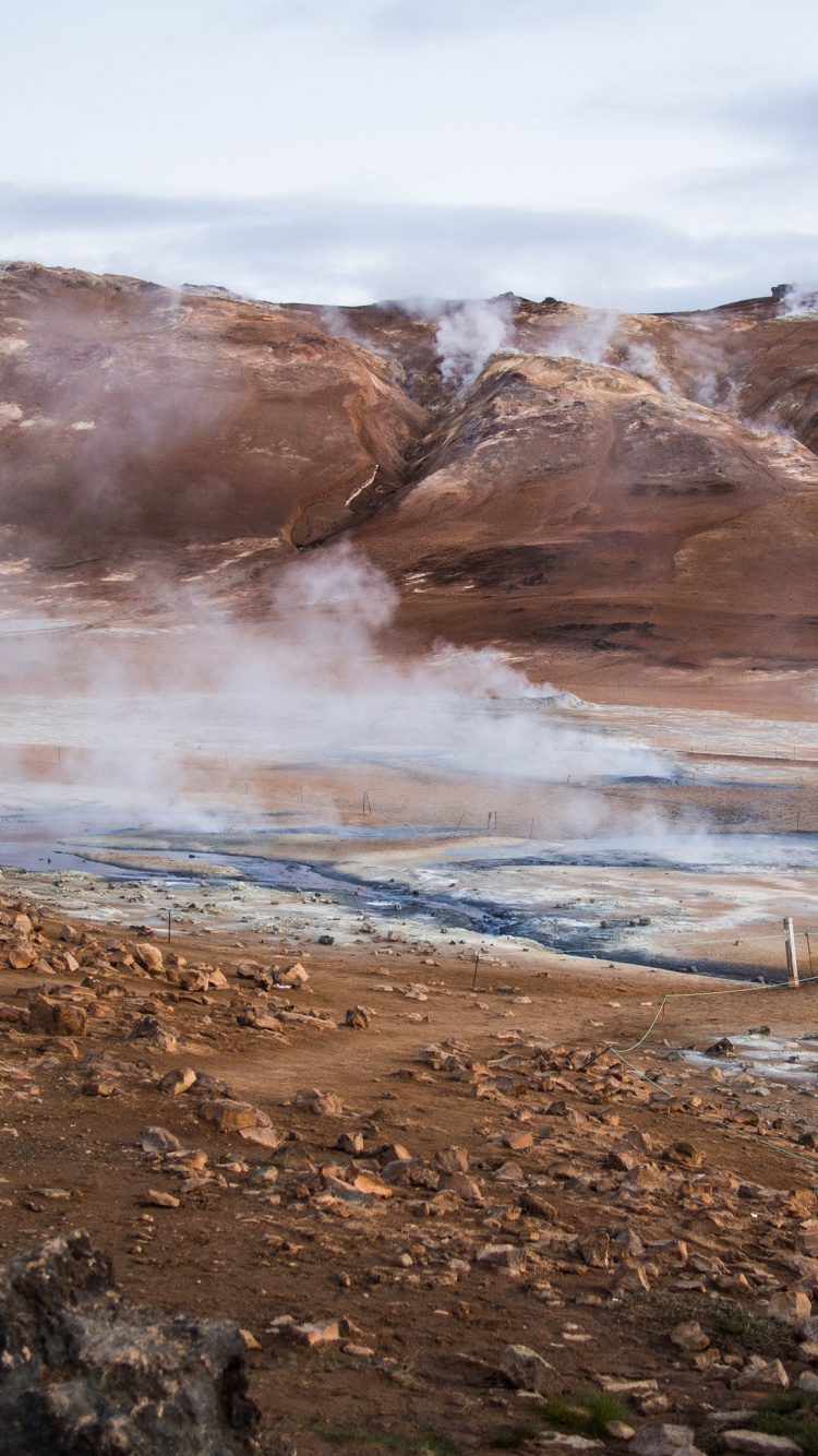 荒野, 地质学, 形成, 高原, 冰岛 壁纸 750x1334 允许