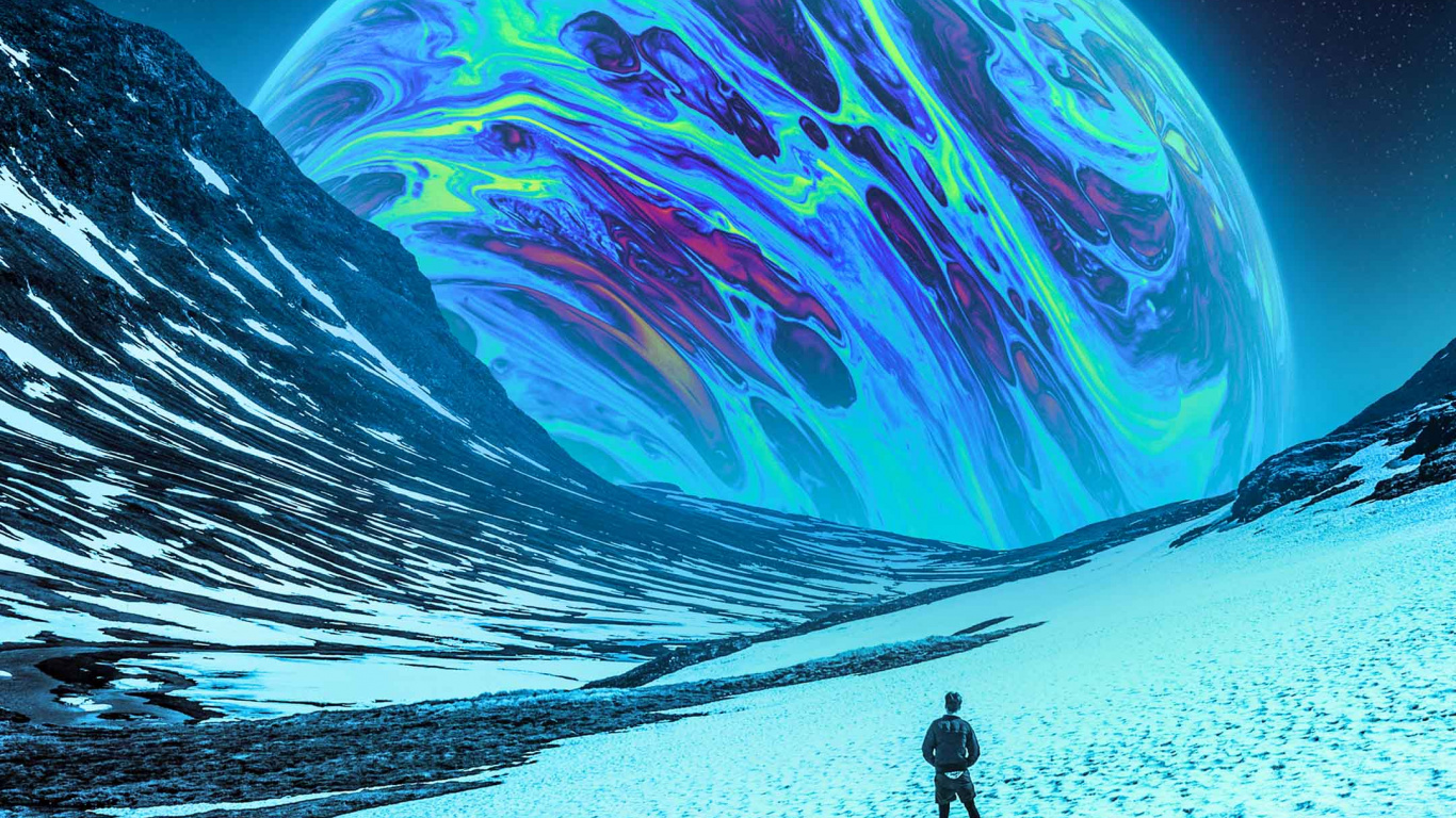 Ambiente, Luz, Naturaleza, Nieve, Pendiente. Wallpaper in 1366x768 Resolution