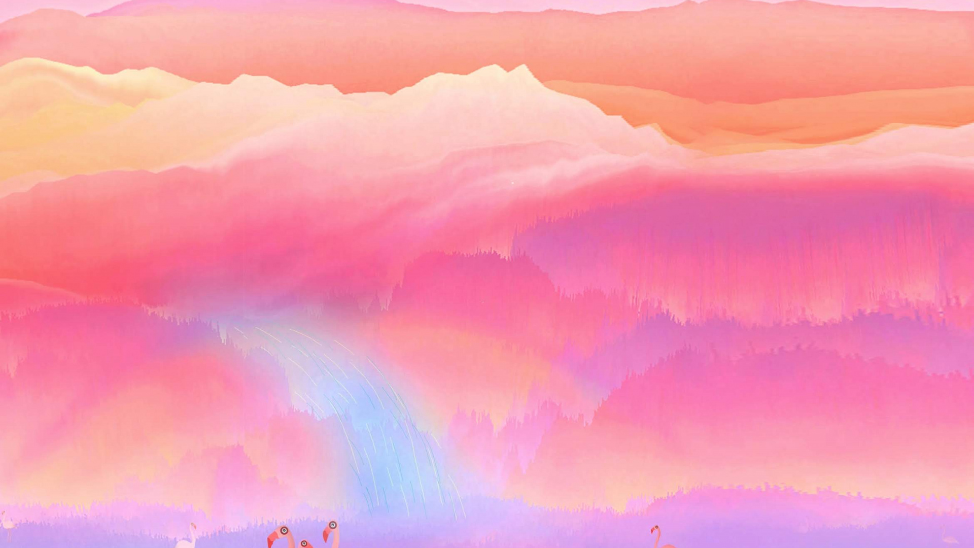 Huawei, Honor Magic 2, Huawei Ehre 8x, Atmosphäre, Pink. Wallpaper in 1920x1080 Resolution